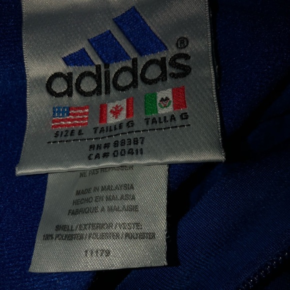 Royal blue and orange Adidas sweater! - Picture 3 of 3